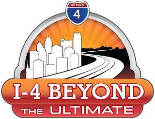 INTERSTATE 4 I-4 BEYOND THE ULTIMATE logo