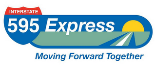 INTERSTATE 595 EXPRESS MOVING FORWARD TOGETHER logo