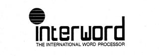 INTERWORD THE INTERNATIONAL WORD PROCESSOR logo