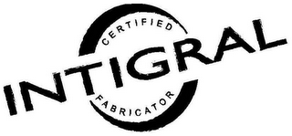 INTIGRAL CERTIFIED FABRICATOR logo