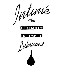 INTIME THE ULTIMATE INTIMATE LUBRICANT logo