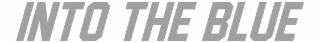 INTO THE BLUE logo
