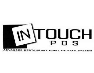 INTOUCH POS ADVANCED RESTAURANT POINT OF SALE SYSTEM logo