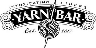 INTOXICATING FIBERS YARN BAR EST. 2017 logo