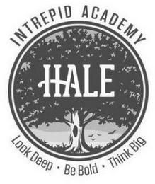 INTREPID ACADEMY HALE LOOK DEEP · BE BOLD · THINK BIG logo
