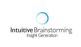 INTUITIVE BRAINSTORMING INSIGHT GENERATION logo