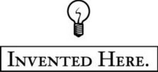 INVENTED HERE. logo