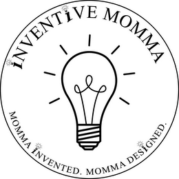 INVENTIVE MOMMA MOMMA INVENTED. MOMMA DESIGNED. logo
