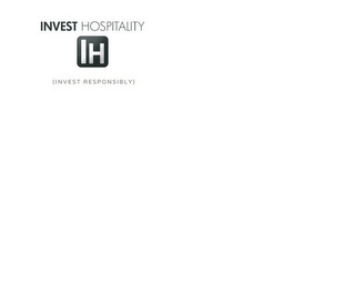INVEST HOSPITALITY IH (INVEST RESPONSIBLY) logo