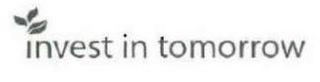 INVEST IN TOMORROW logo