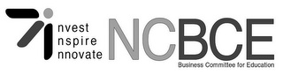 INVEST INSPIRE INNOVATE NCBCE BUSINESS COMMITTEE FOR EDUCATION logo