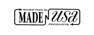 INVESTING IN MADE N USA PRODUCTS logo