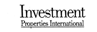 INVESTMENT PROPERTIES INTERNATIONAL logo