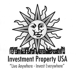 INVESTMENT PROPERTY USA "LIVE ANYWHERE - INVEST EVERYWHERE" logo