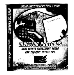 INVESTOR PROTOOLS WWW.INVESTORPROTOOLS.COM REAL ESTATE INVESTMENT TOOLS FOR THE REAL ESTATE PRO logo