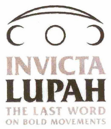 INVICTA LUPAH THE LAST WORD ON BOLD MOVEMENTS logo