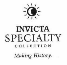 INVICTA SPECIALTY COLLECTION MAKING HISTORY. logo