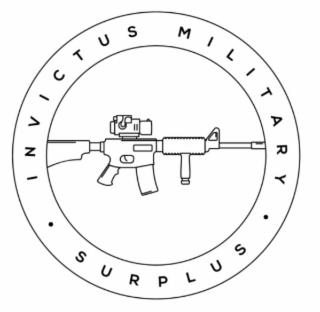 • INVICTUS MILITARY • SURPLUS logo
