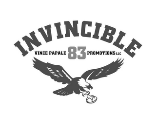 INVINCIBLE VINCE PAPALE 83 PROMOTIONS LLC logo