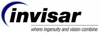 INVISAR WHERE INGENUITY AND VISION COMBINE logo
