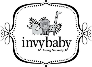 INVY BABY HEALING NATURALLY. logo