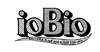 IO BIO BACTERIA, SLIME AND ALGAE CONTROL logo