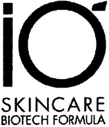 IO' SKINCARE BIOTECH FORMULA logo