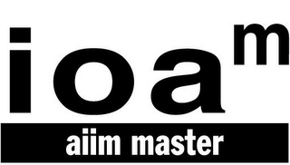IOAM AIIM MASTER logo