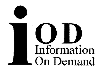 IOD INFORMATION ON DEMAND logo