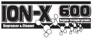 ION-X 600 DEGREASER & CLEANER REGULAR STRENGTH FORMULA logo