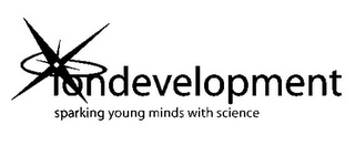 IONDEVELOPMENT SPARKING YOUNG MINDS WITH SCIENCE logo