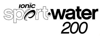 IONIC SPORT WATER 200 logo