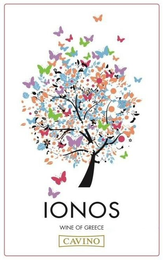 IONOS WINE OF GREECE CAVINO logo