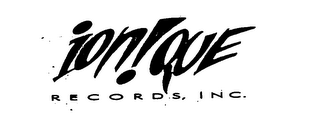 ION!QUE RECORDS, INC. logo