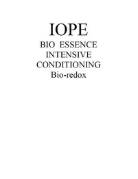 IOPE BIO ESSENCE INTENSIVE CONDITIONING BIO-REDOX logo