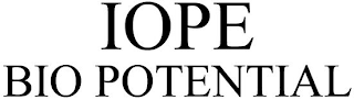 IOPE BIO POTENTIAL logo