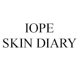 IOPE SKIN DIARY logo