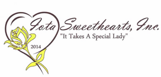 IOTA SWEETHEARTS, INC. 2014 "IT TAKES A SPECIAL LADY" logo