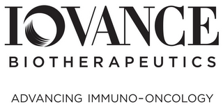 IOVANCE BIOTHERAPEUTICS ADVANCING IMMUNO-ONCOLOGY logo