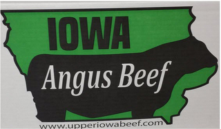IOWA ANGUS BEEF WWW.UPPERIOWABEEF.COM logo