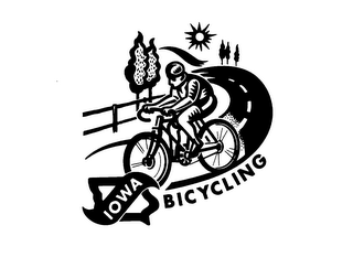 IOWA BICYCLING logo
