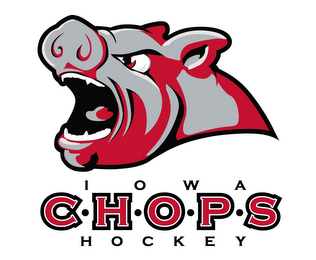 IOWA C·H·O·P·S HOCKEY logo