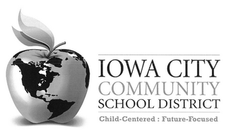 IOWA CITY COMMUNITY SCHOOL DISTRICT CHILD-CENTERED : FUTURE-FOCUSED logo