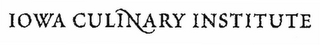 IOWA CULINARY INSTITUTE logo
