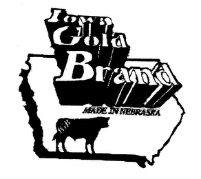 IOWA GOLD BRAND MADE IN NEBRASKA logo