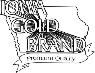 IOWA GOLD BRAND PREMIUM QUALITY logo