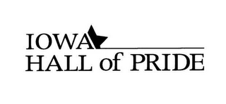 IOWA HALL OF PRIDE logo