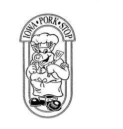 IOWA PORK STOP logo