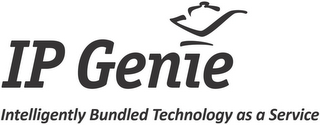 IP GENIE INTELLIGENTLY BUNDLED TECHNOLOGY AS A SERVICE logo