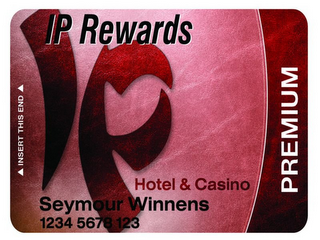 IP REWARDS PREMIUM HOTEL AND CASINO SEYMOUR WINNENS 1234 5678 123 logo